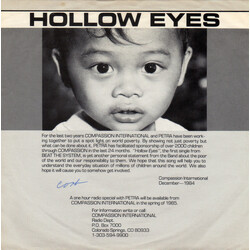 Petra (9) Hollow Eyes USED VINYL 7INCH 45 RPM SINGLE PROMO STEREO MONO