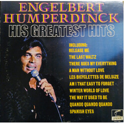 Engelbert Humperdinck His Greatest Hits Vinyl LP USED