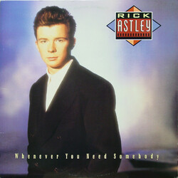 Rick Astley Whenever You Need Somebody Vinyl LP USED