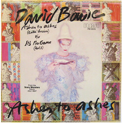 David Bowie Ashes To Ashes USED VINYL 7INCH 45 RPM SINGLE STYRENE