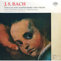 Zuzana Růžičková / Josef Suk / Johann Sebastian Bach Sonatas For Harpsichord And Violin Vinyl LP USED