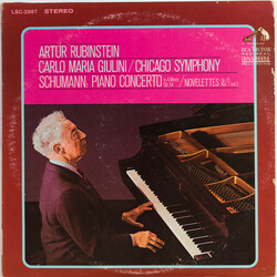 Arthur Rubinstein / Carlo Maria Giulini / Chicago Symphony Orchestra / Robert Schumann Piano Concerto In A Minor, Op. 54 / Novelettes Op. 21, Nos. 1 A