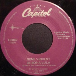 Gene Vincent Be-Bop-A-Lula USED VINYL 7INCH 45 RPM
