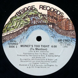 The Valentine Brothers Money's Too Tight (To Mention) USED VINYL 12INCH 33 S RPM STEREO