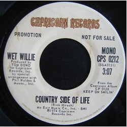 Wet Willie Country Side Of Life USED VINYL 7INCH 45 RPM PROMO