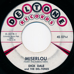 Dick Dale & His Del-Tones Miserlou / Eight Till Midnight USED VINYL 7INCH 45 RPM SINGLE