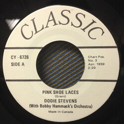 Dodie Stevens / Babs Tino Pink Shoelaces / Forgive Me USED VINYL 7INCH 45 RPM SINGLE MONO