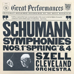 Robert Schumann / George Szell / The Cleveland Orchestra Symphonies Nos. 1 "Spring" & 4 Vinyl LP USED