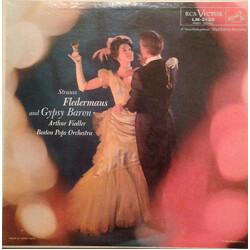 Johann Strauss Jr. / Arthur Fiedler / The Boston Pops Orchestra Fledermaus / Gypsy Baron Vinyl LP USED