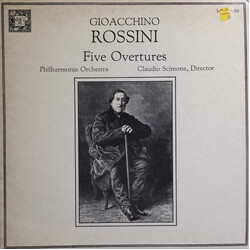 Gioacchino Rossini / Philharmonia Orchestra / Claudio Scimone Five Overtures Vinyl LP USED