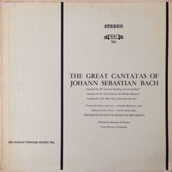 Johann Sebastian Bach / Friederike Sailer / Claudia Hellmann / Helmut Krebs / Erich Wenk / Heinrich-Schütz-Chor Heilbronn / Südwestdeutsches Kammerorc