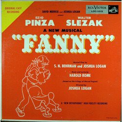 Ezio Pinza / Walter Slezak Fanny (Original Cast Recording) Vinyl LP USED