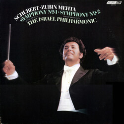Franz Schubert / Zubin Mehta / Israel Philharmonic Orchestra Symphony No. 1, Symphony No. 2 Vinyl LP USED