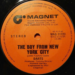 Darts The Boy From New York City USED VINYL 7INCH 45 RPM SINGLE STEREO