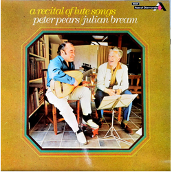 Peter Pears / Julian Bream A Recital Of Lute Songs Vinyl LP USED