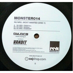 Nu NRG Most Wanted (Disc 1) VINYL 12" USED