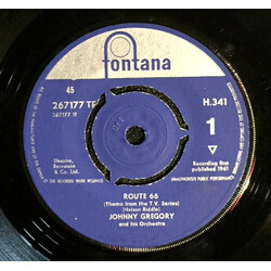 John Gregory And His Orchestra Route 66 USED VINYL 7INCH 45 RPM SINGLE