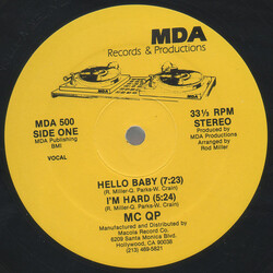 MC QP Hello Baby / I'm Hard USED VINYL 12INCH 33 S RPM