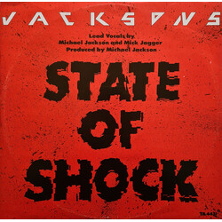 The Jacksons State Of Shock VINYL 12" USED