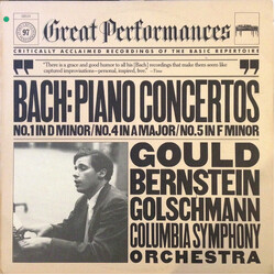 Glenn Gould / Leonard Bernstein / Vladimir Golschmann / Columbia Symphony Orchestra / Johann Sebastian Bach Piano Concertos: No. 1 In D Minor, No. 4 I