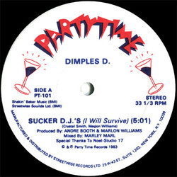 Dimples D Sucker D.J.'s (I Will Survive) USED VINYL 12INCH 33 S RPM