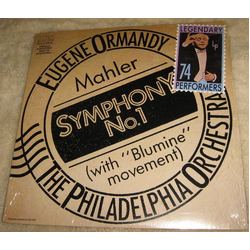 Eugene Ormandy / The Philadelphia Orchestra / Gustav Mahler Mahler: Symphony No.1 (With "Blumine" Movement) Vinyl LP USED