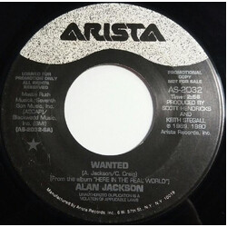 Alan Jackson (2) Wanted USED VINYL 7INCH 45 RPM PROMO