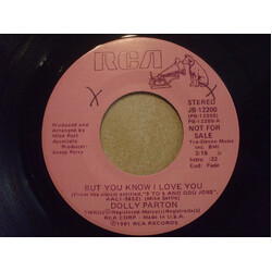Dolly Parton But You Know I Love You USED VINYL 7INCH 45 RPM SINGLE PROMO