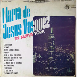 Maria De Jesús Vásquez / Manolo Avalos Y Su Orquesta En Nueva York Vinyl LP USED