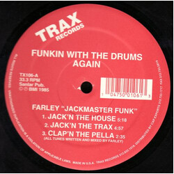 Farley "Jackmaster" Funk Funkin With The Drums Again USED VINYL 12INCH REISSUE