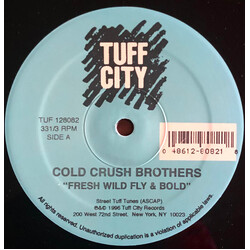Cold Crush Brothers / Super 3 Fresh Wild Fly And Bold / Philosophy Rappin' Spree USED VINYL 12INCH