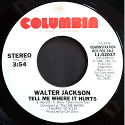 Walter Jackson Tell Me Where It Hurts USED VINYL 7INCH 45 RPM PROMO