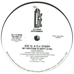 Kay D. & D.J. Stash My Rhythm Is Kept USED VINYL 12INCH 33 S RPM SINGLE REISSUE
