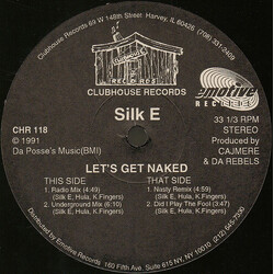 Silke Smooth Let's Get Naked VINYL 12" USED