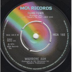 Wishbone Ash Hometown / Persephone USED VINYL 7INCH SINGLE 45 RPM