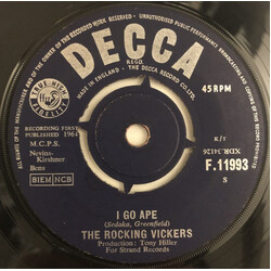 The Rocking Vickers I Go Ape / Someone Like You USED VINYL 7INCH 45 RPM