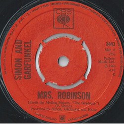 Simon & Garfunkel Mrs. Robinson USED VINYL 7INCH 45 RPM SINGLE