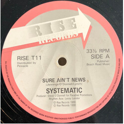 Systematic (8) Sure Ain't News USED VINYL 12INCH 33 S RPM