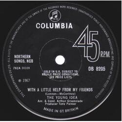 The Young Idea With A Little Help From My Friends USED VINYL 7INCH 45 RPM SINGLE