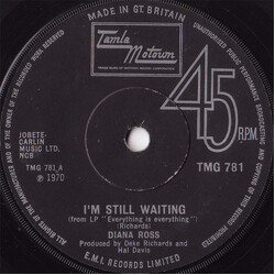 Diana Ross I'm Still Waiting VINYL 7" USED