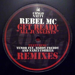 Rebel MC / Tenor Fly / Daddy Freddy / Nanci Correia Get Ready "All Junglist" (Remixes) USED VINYL 12INCH 45 RPM