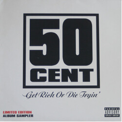 50 Cent Get Rich Or Die Tryin' USED VINYL 12INCH LIMITED EDITION PROMO SAMPLER