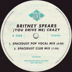 Britney Spears (You Drive Me) Crazy Vinyl 12" USED