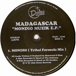 Madagascar (2) Mondio Muzik E.P. USED VINYL 12INCH 33 S RPM EP STEREO