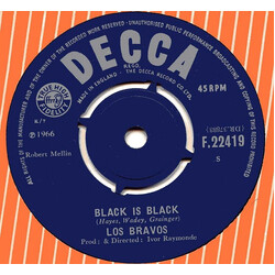 Los Bravos Black Is Black USED VINYL 7INCH 45 RPM SINGLE