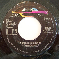 Eddie Cochran Summertime Blues / Cut Across Shorty USED VINYL 7INCH 45 RPM SINGLE REISSUE STYRENE