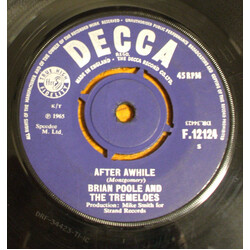 Brian Poole & The Tremeloes After Awhile / You Know USED VINYL 7INCH 45 RPM SINGLE