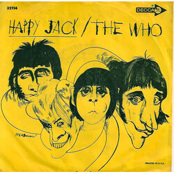 The Who Happy Jack VINYL 7" USED