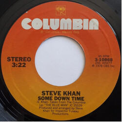 Steve Khan Some Down Time / The Little Ones USED VINYL 7INCH 45 RPM STYRENE