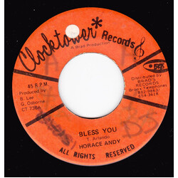 Horace Andy Bless You USED VINYL 7INCH 45 RPM